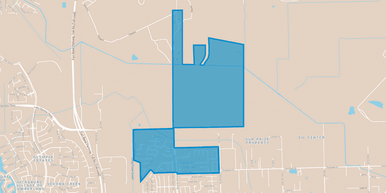 map of the district